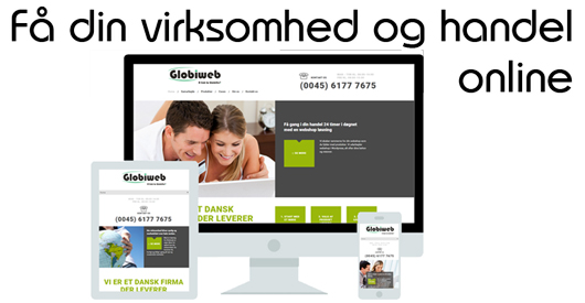 Få en online løsning fra Globiweb og sælg mere